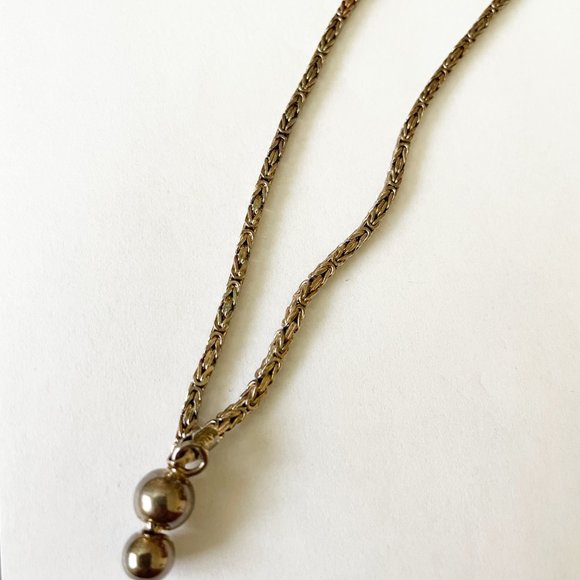 RARE! UNIQUE! Italy Sterling Silver 925 Chain Necklace Long - Picture 2 of 5